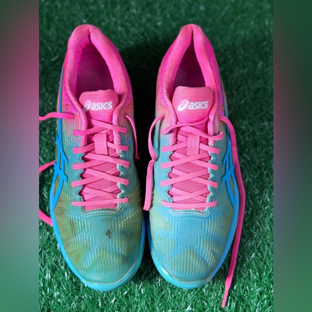 Asics Pink and Blue‎ Women’s Athletic Shoes Size 9
